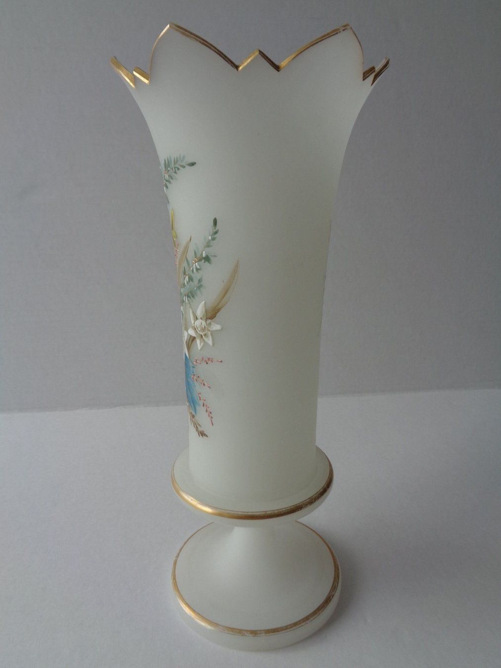 Vasi & Recipienti: Milchglas-Vase handbemalt - Vintage – Usato da Chur venduto da omonia 4