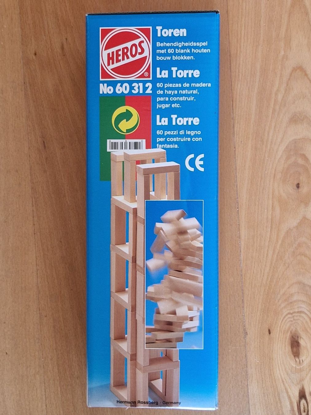Giochi: Turm - Geschicklichkeitsspiel mit 60 Bausteinen – Nuovo e nell'imballaggio originale da Rüti ZH venduto da Gigelisuppe 2
