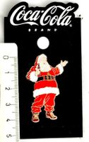 EXKLUSIV grosser Coca-Cola Santa Claus Pin  SELTEN + Rarität