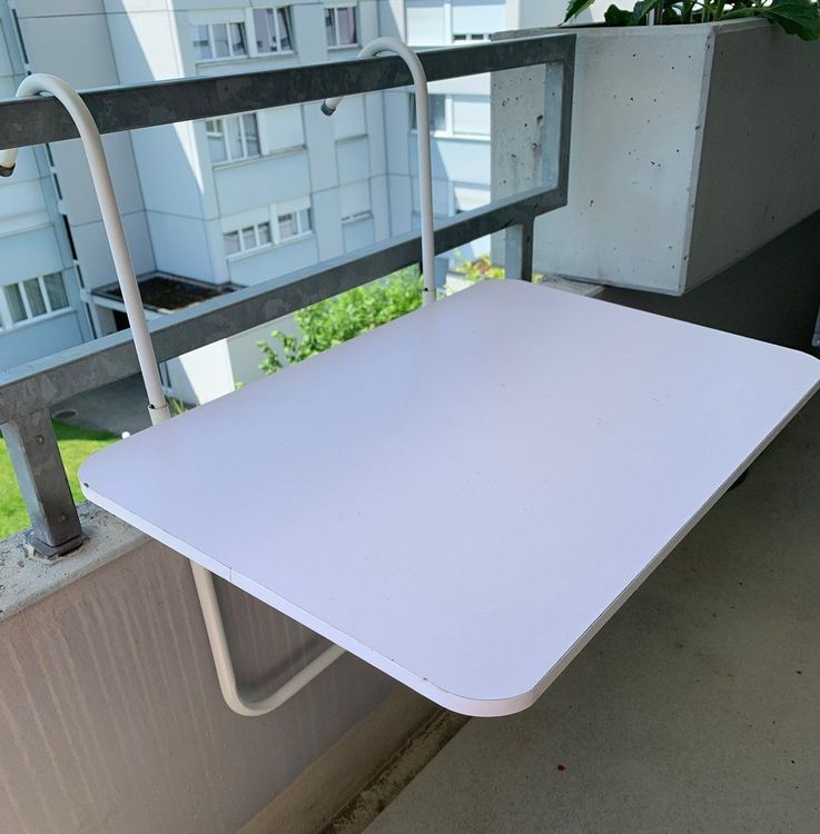 Balkontisch zum Aufhängen und einklappen Kaufen auf Ricardo