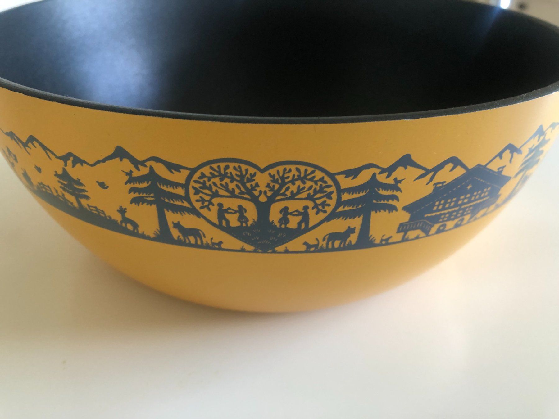 Pentole: Fondue-Caquelon – Usato da Bassersdorf venduto da sammelfloh 1
