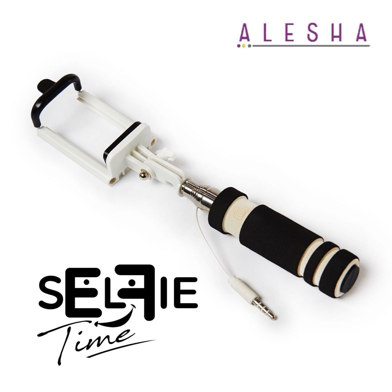 Supporti a parete: Selfie Stick - Ohne Akku mit AUX Kabel – Nuovo e nell'imballaggio originale da St. Gallen venduto da Alesha_Shop 5