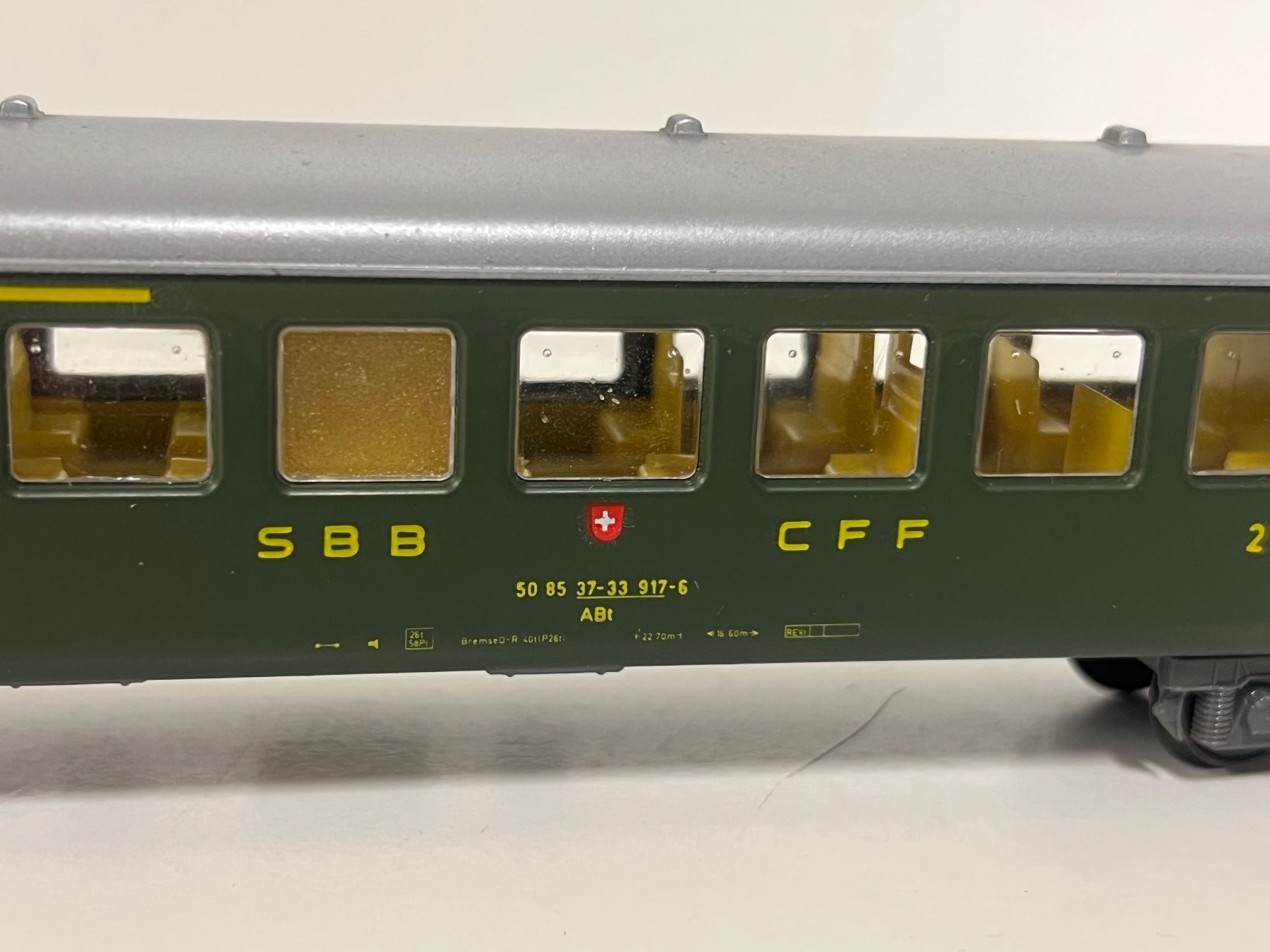 Kleinbahn Modellini di ferrovie: KLEINBAHN Steuerwagen ABt  SBB H0 DC – Usato da Neuenhof venduto da ludovicco 1