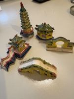 Keramik-Miniaturen aus Japan - Turm 8 cm hoch