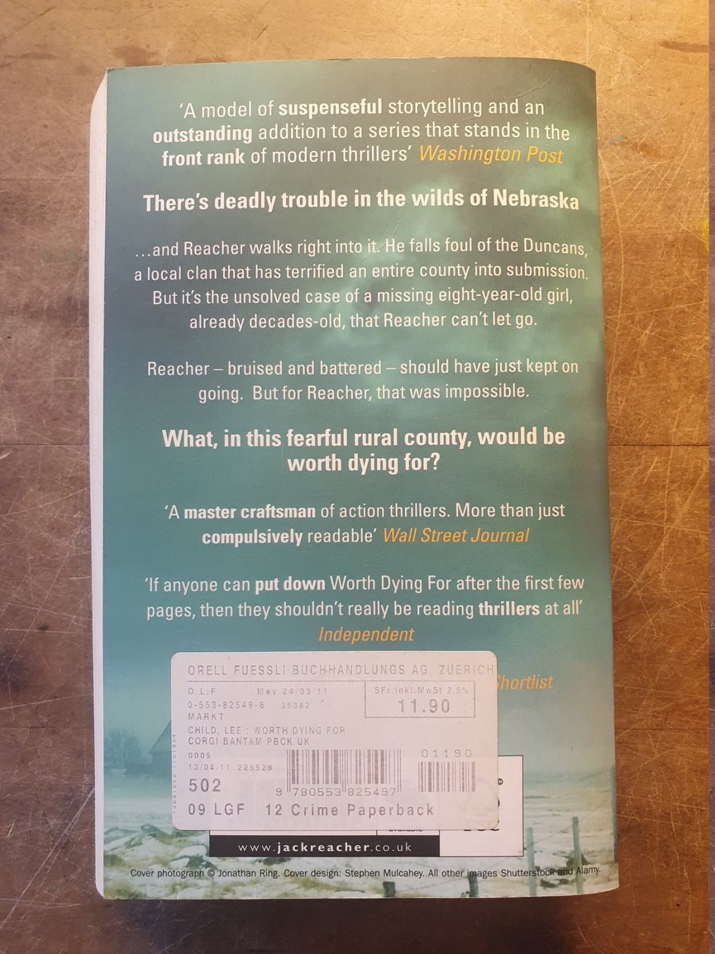 Libri: Worth Dying For - Lee Child – Usato da Zürich venduto da loosebone 8