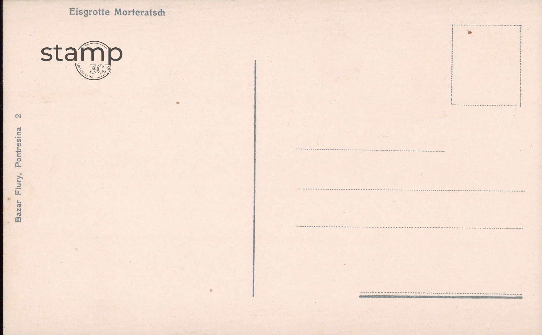 Ansichtskarten: TOP_AK Morteratsch - Eisgrotte – Gebraucht aus Eggersriet von stamp303 1