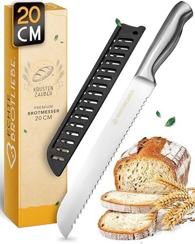 Küchenmesser: KRUSTENZAUBER Scharfes Brotmesser mit Wellenschliff mit – Neu und originalverpackt aus Hundwil von Equiply 1