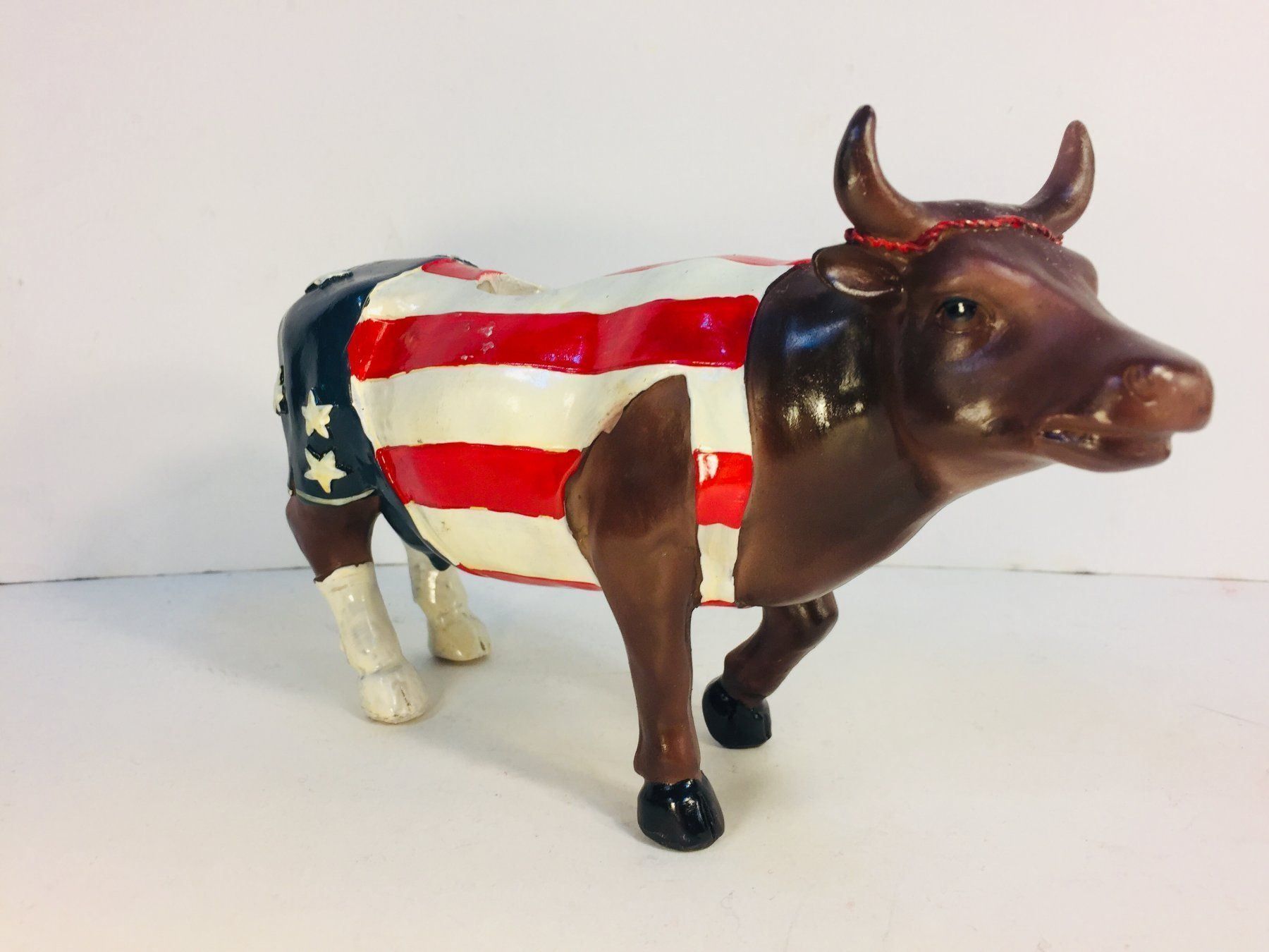 Statuette: Amerikan Kuhfigur Aufbewährungsfigur – Usato da Schaffhausen venduto da sparzone 3