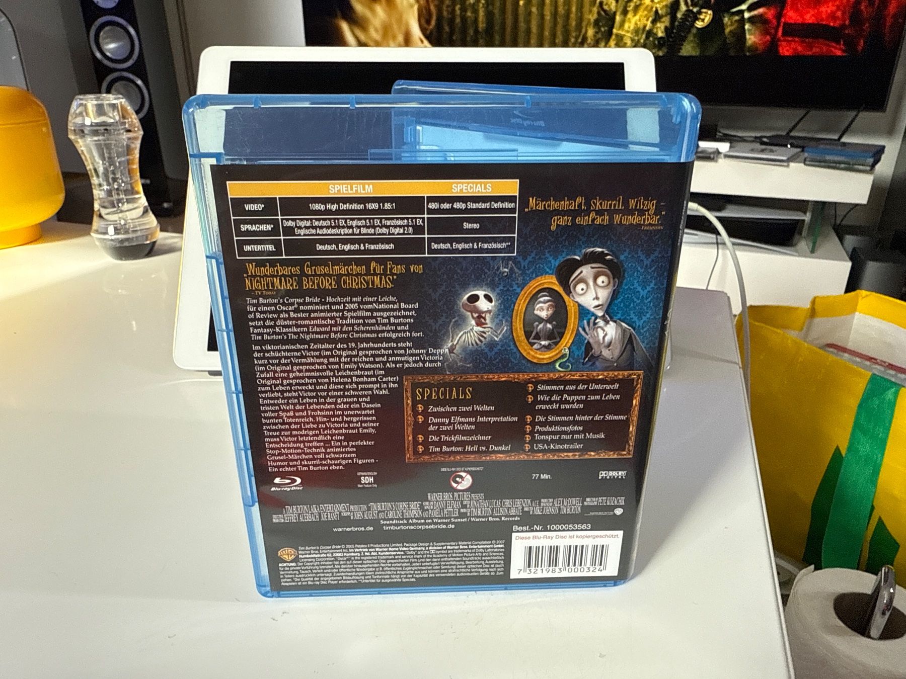 Alle DVDs: Tim Burton's Corpse Bride  Blu-ray – Gebraucht aus Allschwil von meeresperle 1