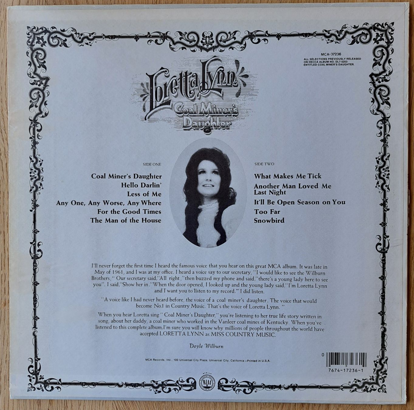 Dischi in vinile: Loretta Lynn - Coal Miner's Daughter – Usato da Meggen venduto da Ricardokoch 1