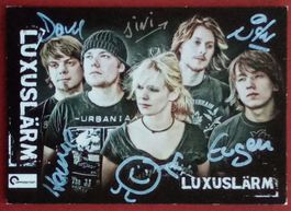 Luxuslärm Autogramm signiert Foto 10x15cm