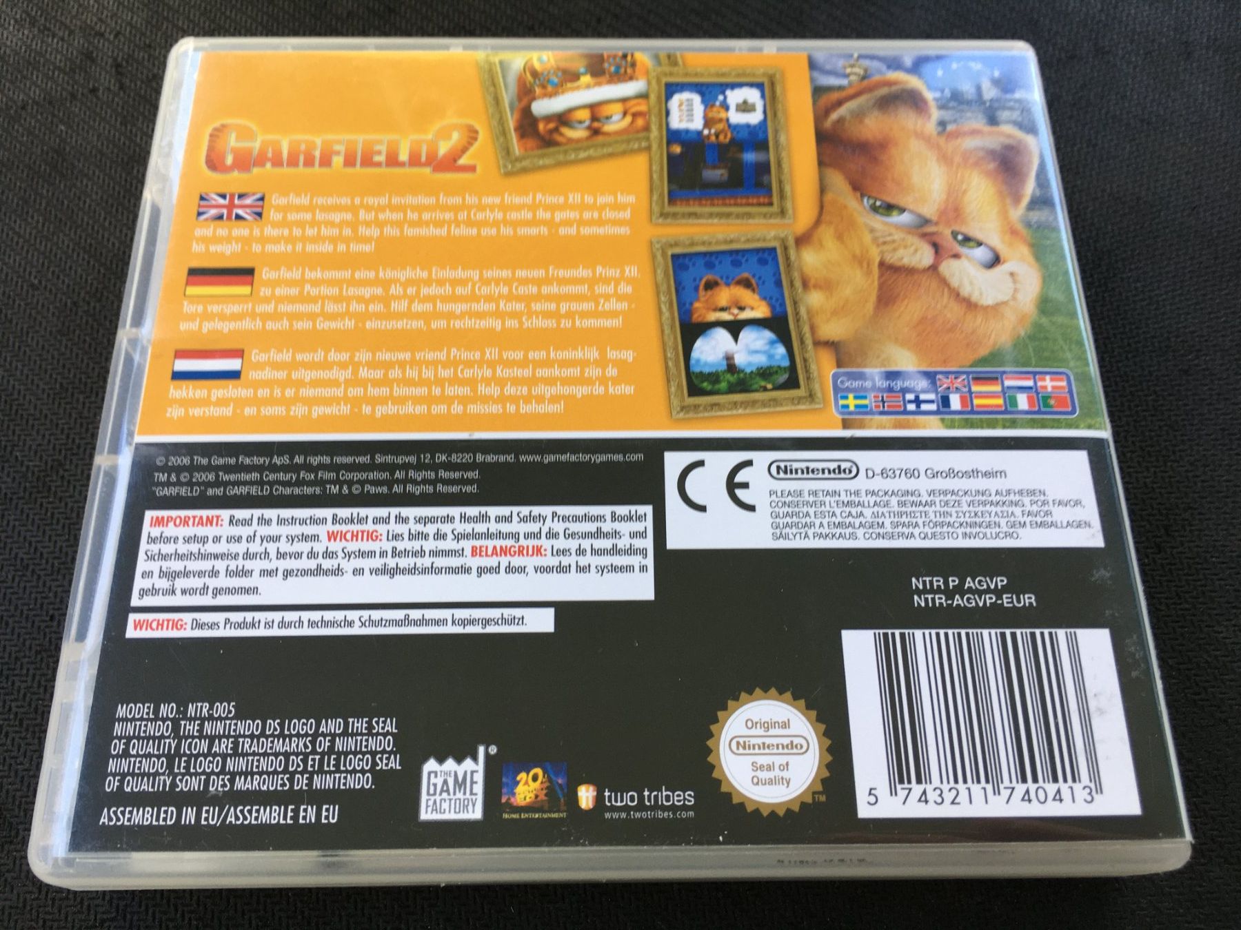 Nintendo Jeux: Garfield 2 - Nintendo DS – D'occasion à St.Gallen par sjosjo 1