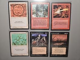 Magic Karten Set 6x 1994 Deutsch guter Zustand
