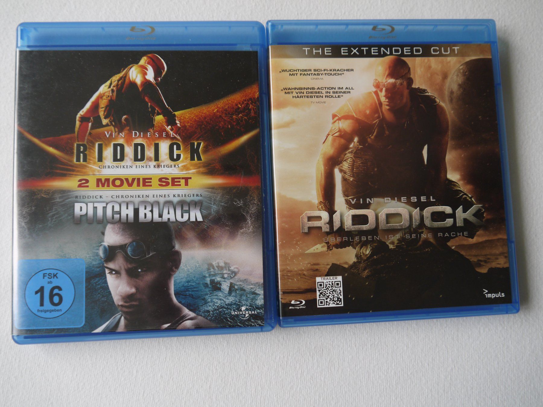 Tous les DVDs: RIDDICK - Trilogie – D'occasion à Hagendorn par Blaf