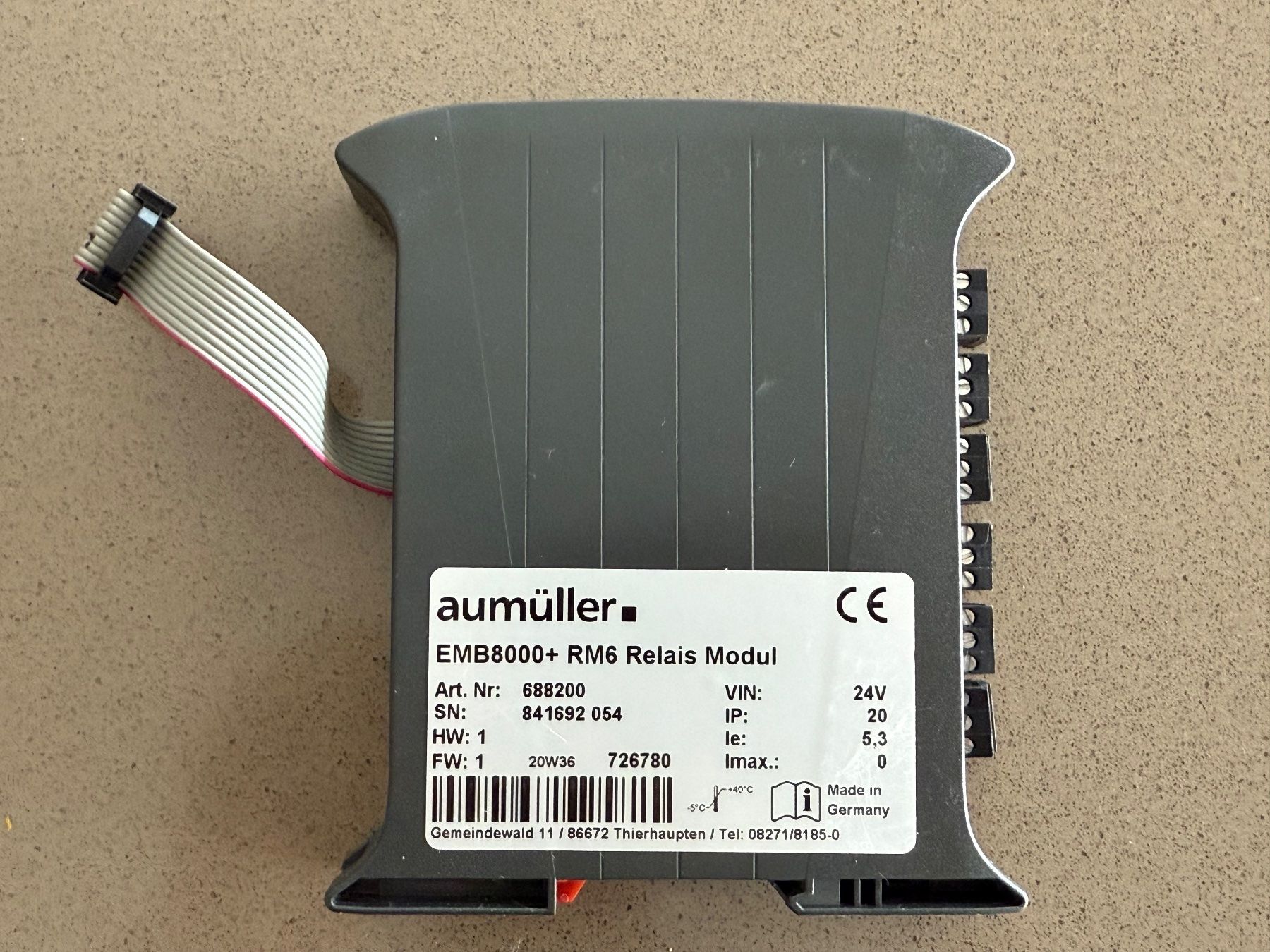 Componenti elettronici: Aumüller EMB 8000+ RM6 Relais Modul RWA – Usato da Trimbach venduto da ORTHOPORT 1