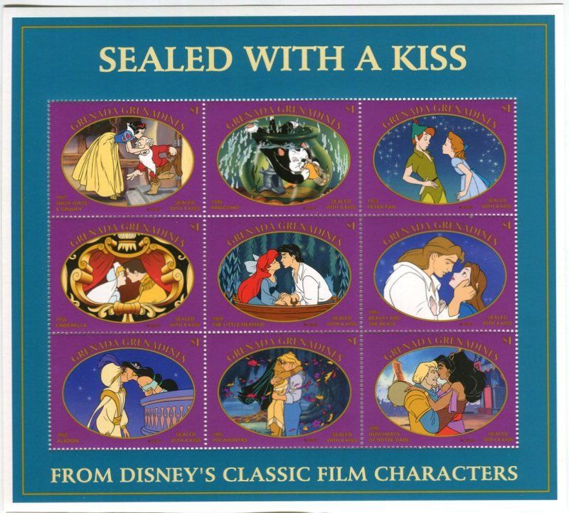 Tous les timbres: Block "Walt Disney". Grenada – Neuf avec emballage d'origine à Basel par Butsch5