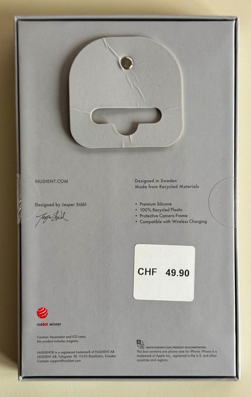Cover & Protezioni schermo: Apple iPhone 16 Pro Max Silicone Case, grau – Usato da Uster venduto da Gartenjoker 1