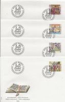1989 Bundesfeiermarken Einzelbrief pro Wert FDC
