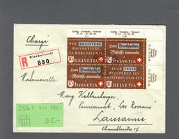 1942 Brief Altstoffverwertung 4er Block Nr. 256 Kat 180.-