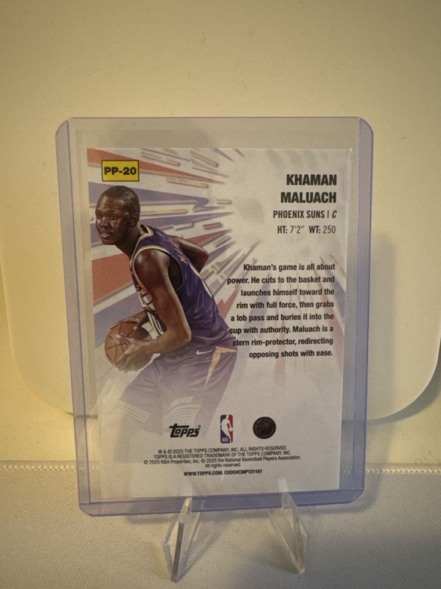 Karten: Khaman Maluach Topps Power Players – Gebraucht aus Dulliken von alpi.cards 1