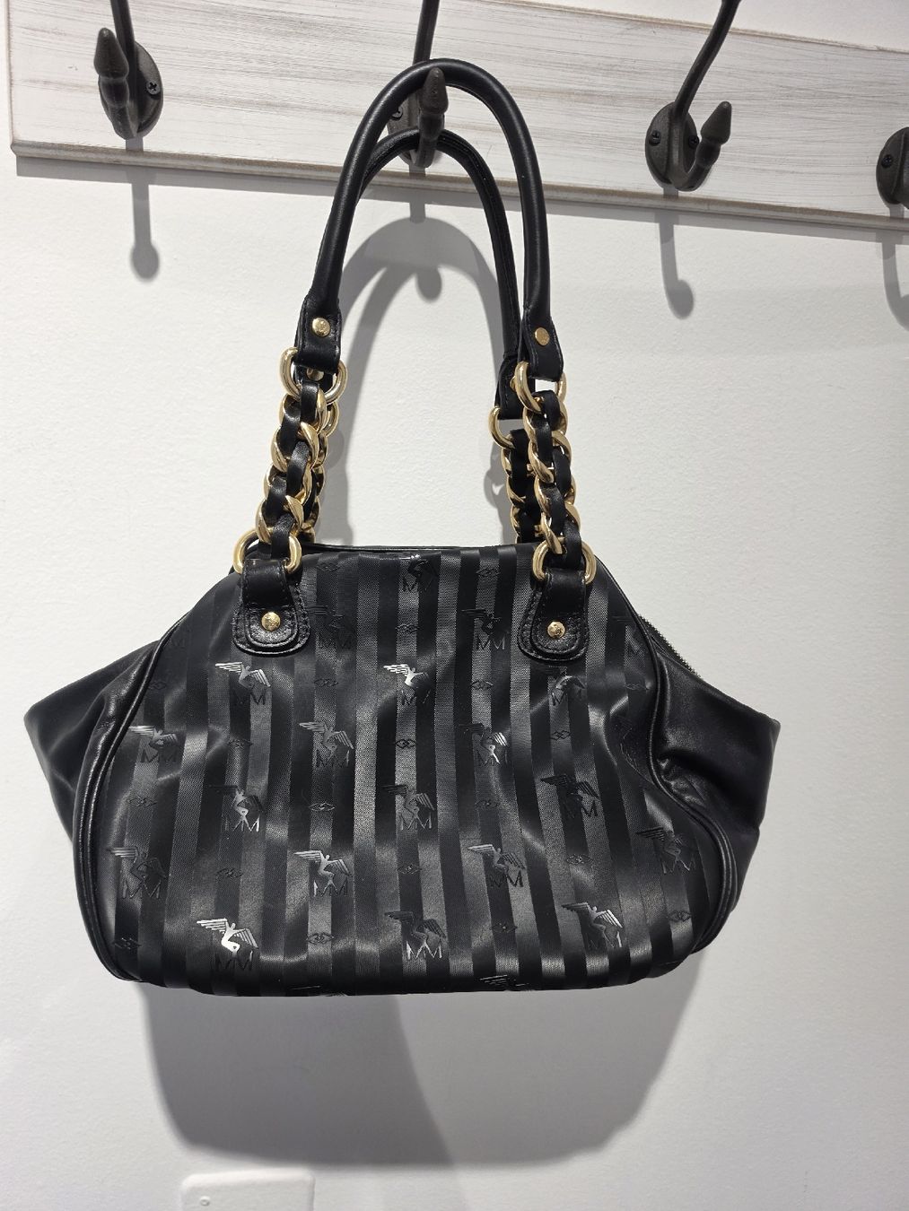 Maison Mollerus Borse da donna: Handtasche Mollerus schwarz Gold edel – Nuovo (secondo la descrizione) da Adligenswil venduto da FriedasWelt 5
