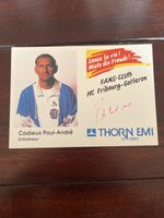 HC Fribourg Gottéron Vintage Autogrammkarte Cadieux