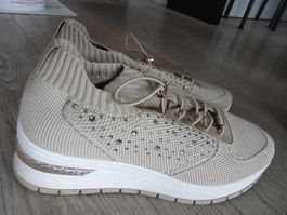 Sneakers beige Damen Gr. 42, wie neu