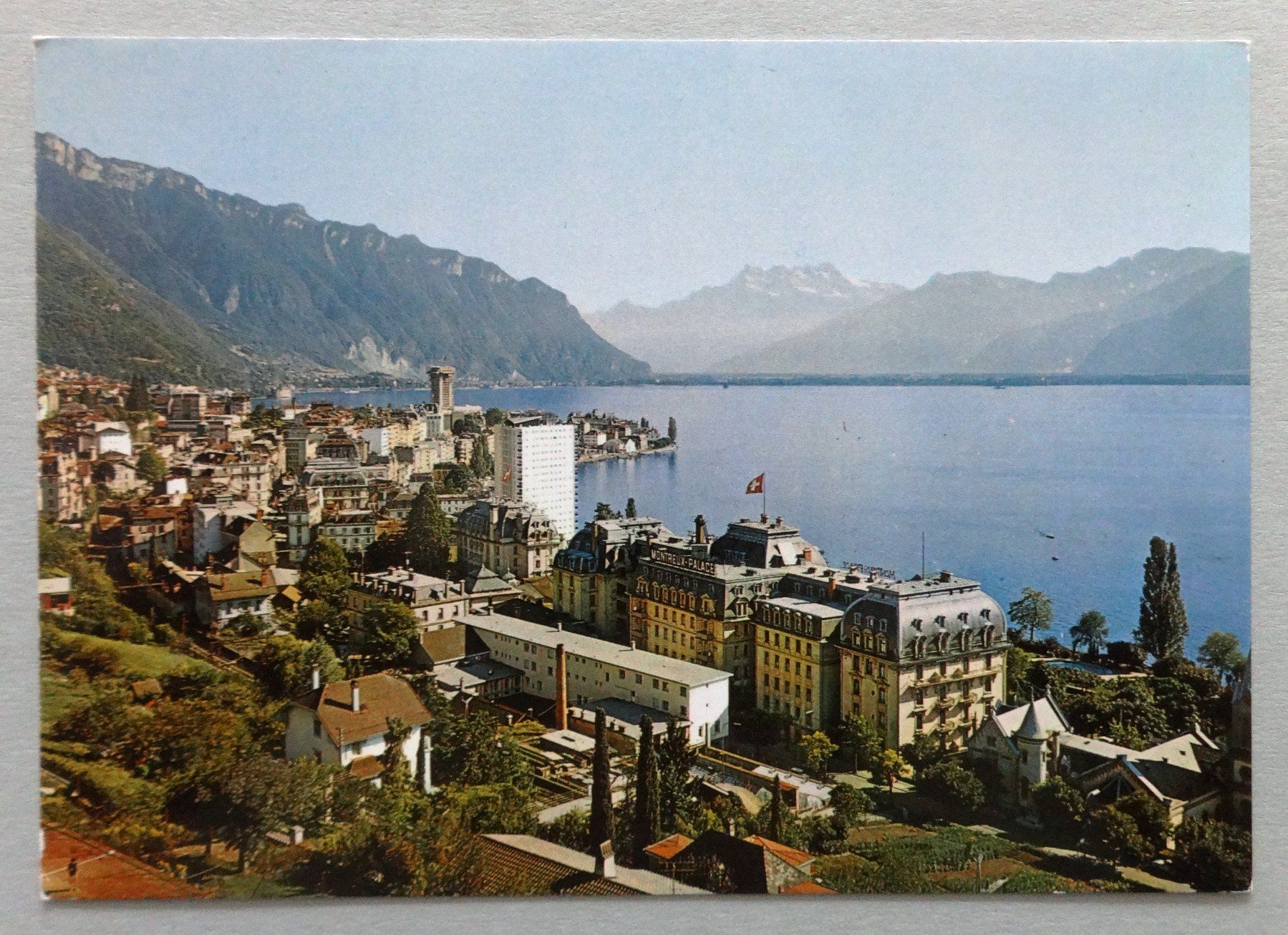 Cartoline postali: Montreux - Vue générale – Usato da Fétigny venduto da Billy2miny