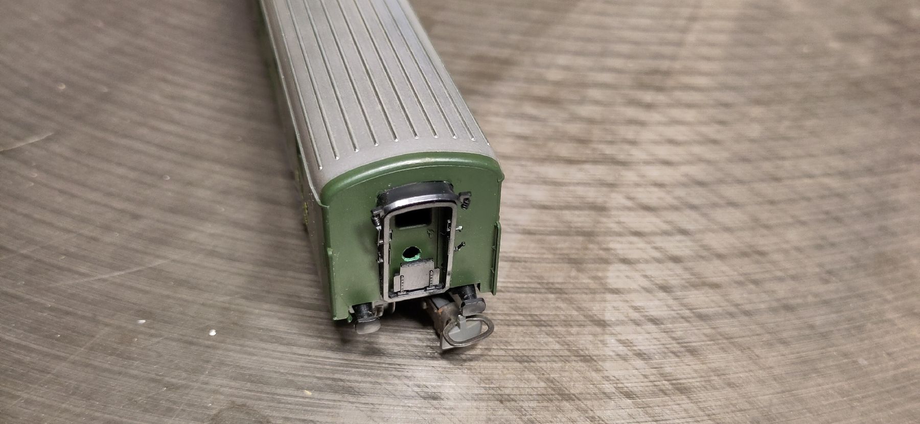 Kleinbahn Modellini di ferrovie: Kleinbahn BLS Post Gepäckwagen AC HO – Usato da Liebefeld venduto da robi15blue 2