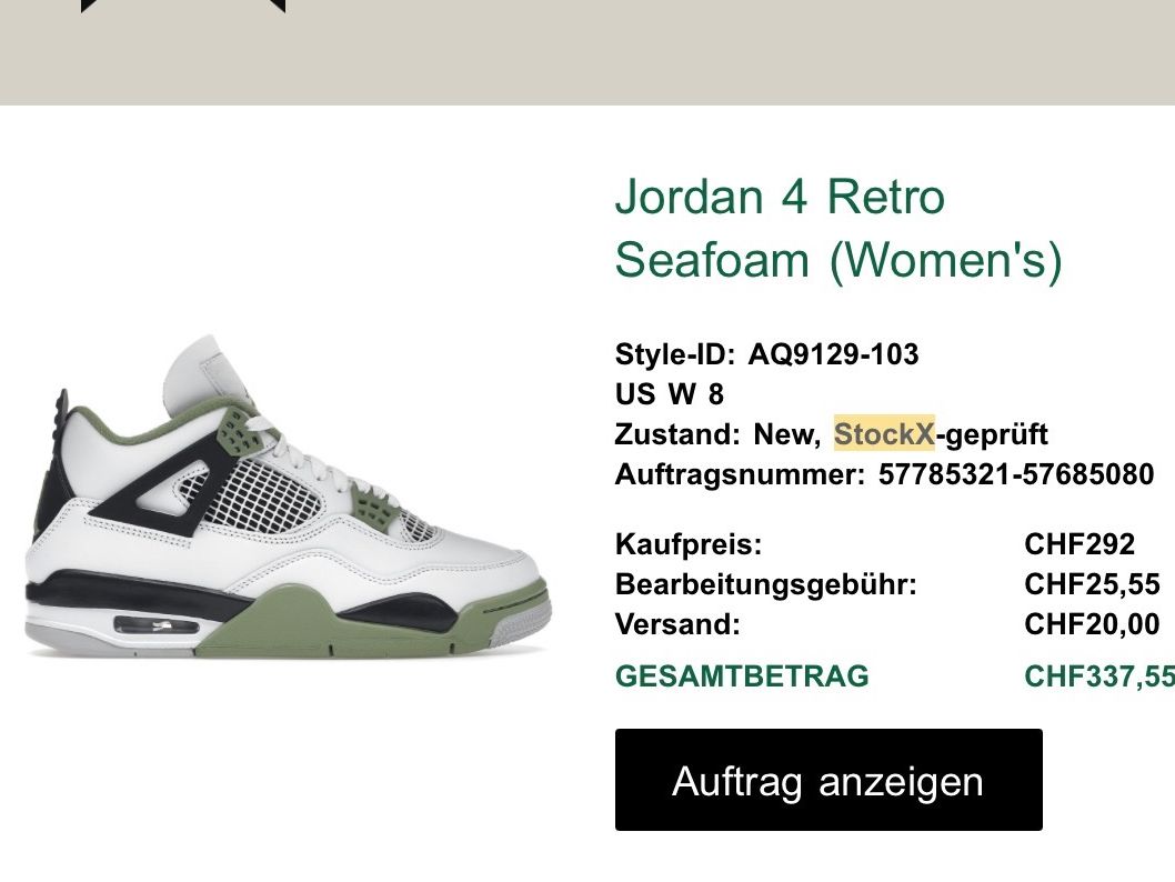 Jordan Scarpe da uomo: AIR JORDAN 4 SEAFOAM – Usato da Netstal venduto da Djukaxgajic01 5