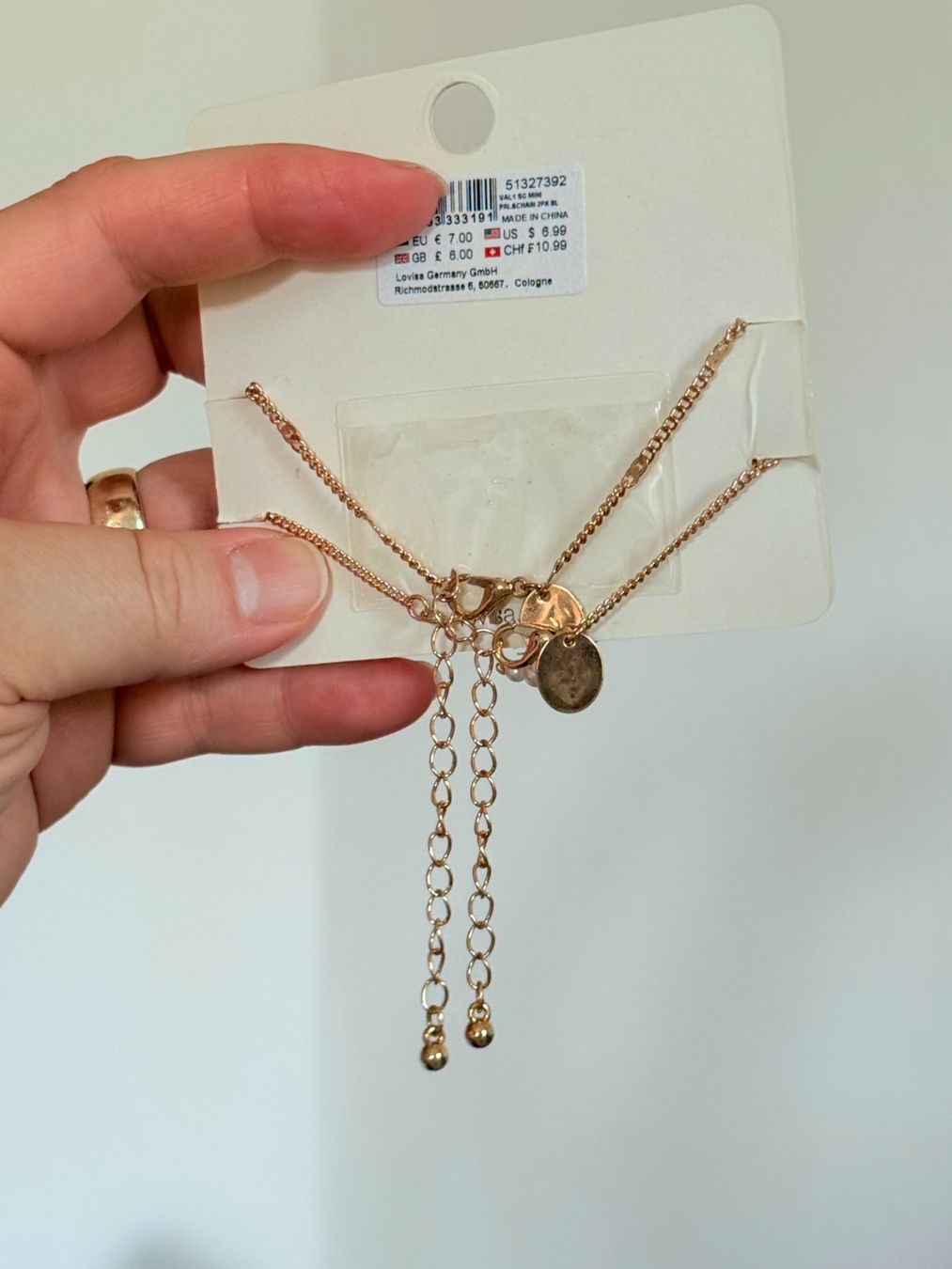 Altri gioielli: Bracelet Lovisa perles et chaînettes neuf – Nuovo e nell'imballaggio originale da Genève venduto da AGBERG 7