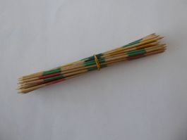 Mikado aus Holz, 26 Stäbe a 18,5cm, Carlit ?