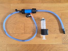 Sawyer Mini + tuyaux Source 30/60 cm + seringue, neuf