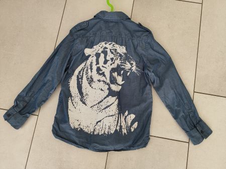 Cooles Hemd Tiger Gr. 128