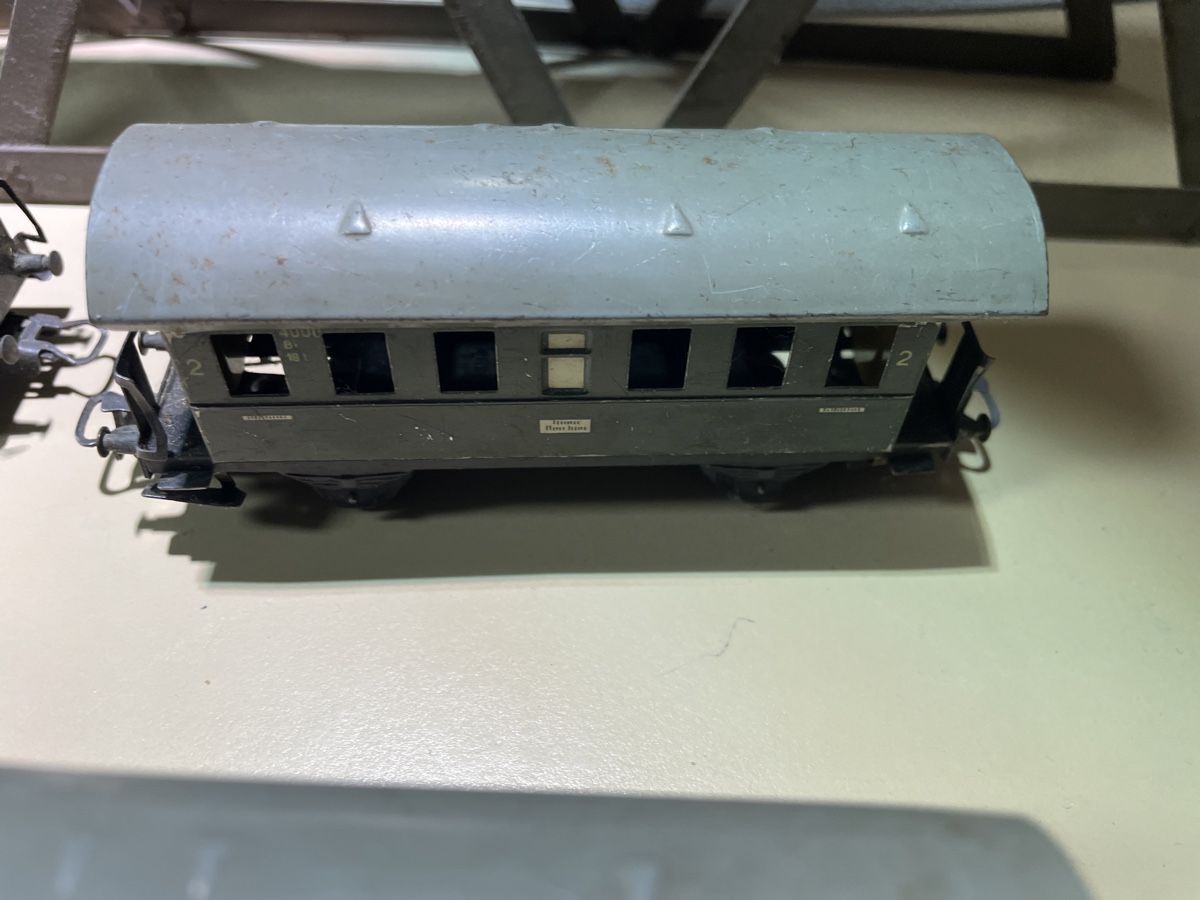 Märklin Modellini di ferrovie: Märklin Antike Eisenbahn - Zug -Brücke – Usato da Wohlen AG venduto da NincoA-Z 2