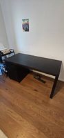 MALM IKEA MALM IKEA Schreibtisch zerlegt 140×65 schwarz