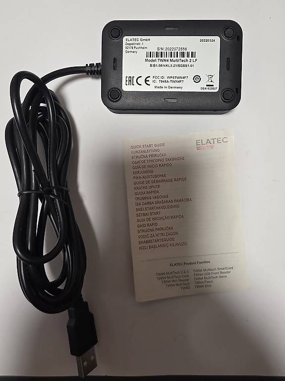 Componenti elettronici: Elatec TWN4 Multitech 2 LF, USB RFID Reader – Usato da Bremgarten b. Bern venduto da DOtter