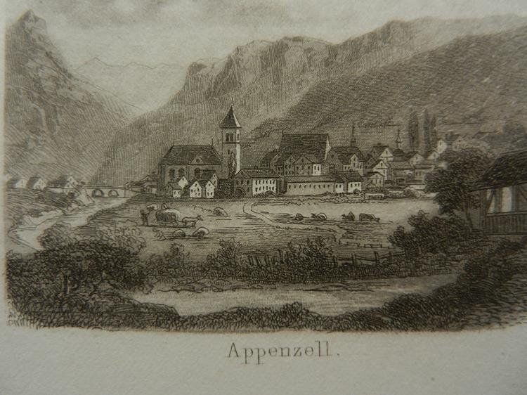 Stiche: Kanton Appenzell Souvenirblatt – Gebraucht aus Risch von Antikfee 5