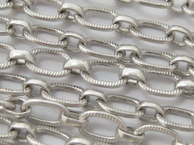Catenine: Vintage Anker Kette Collier Silber 835 geriffelt – Usato da Ermatingen venduto da Decovin 3