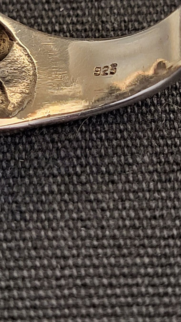 Anelli: Totenkopf-Ring Skulls Silber 925 – Usato da Basel venduto da spinne02 7