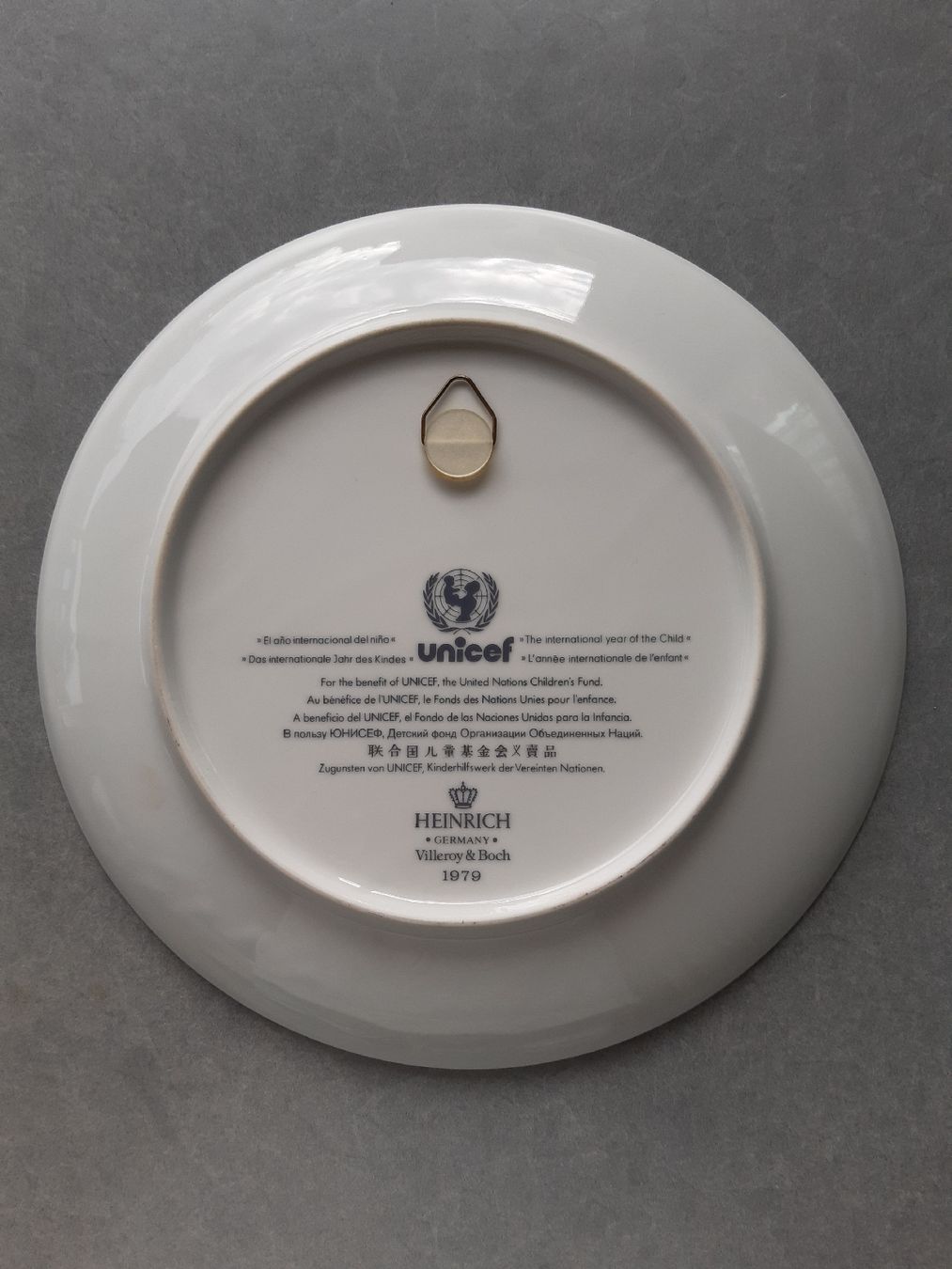 Villeroy & Boch Piatti: Unicef Wandteller villeroy u Boch – Nuovo (secondo la descrizione) da Zollikofen venduto da Holidaymaker 1