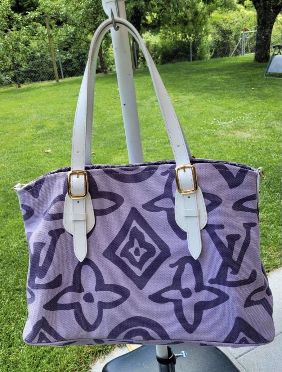 Louis Vuitton Borse da donna: Louis Vuitton Purple Monogram Tahitienne Cabas – Nuovo (secondo la descrizione) da Murten venduto da Lvfan4ever44 1
