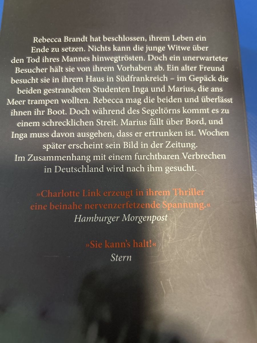 Libri: Buch von Charlotte Link – Usato da Fischbach- Göslikon venduto da Rommel 1