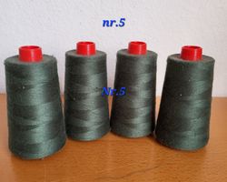 Overlockfaden Spulen, Tannengrün, Nr 5