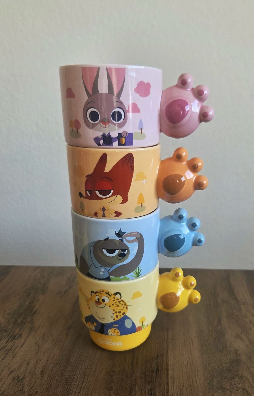 Disney Tassen: Disney Zootopia 4er Tassen Set mit OVP – Neu (gemäss Beschreibung) aus Basel von Russell.G 1
