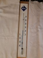 Emailschild Thermometer