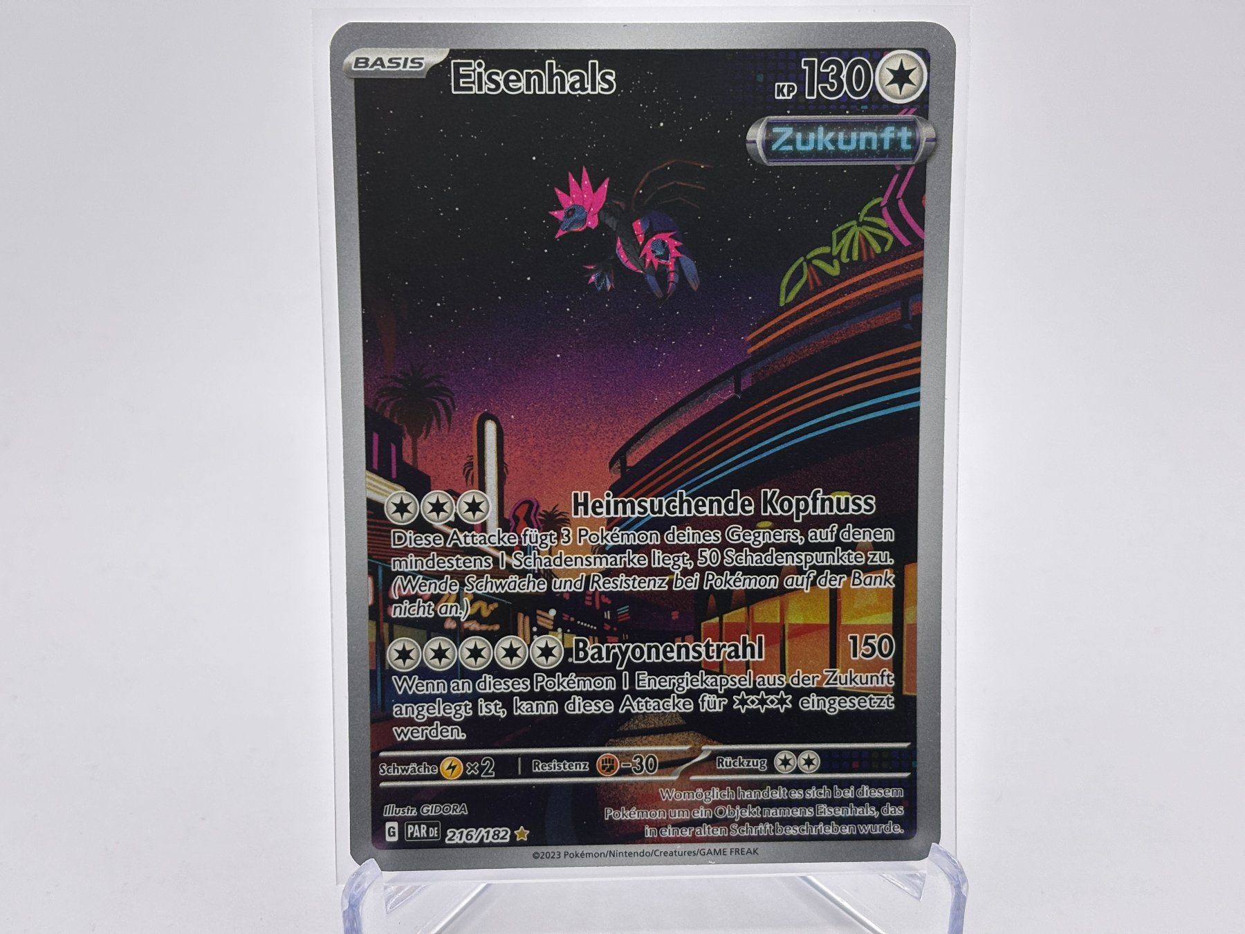 Pokémon Sammelbilder & Trading cards: Paradoxrift - Eisenhals  (PAR 216) - DE – Neu (gemäss Beschreibung) aus Allschwil von Bullach