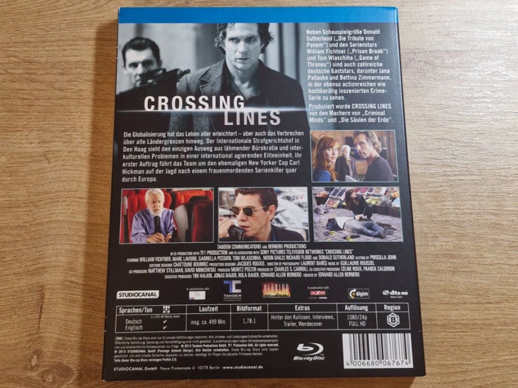 Alle DVDs: Crossing Lines - Staffel 1 RAR Bluray – Gebraucht aus Pfungen von Whitie 1