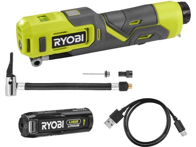 Ryobi Compresseurs: Akku-Kompressor Mini 4 V USB RI4-120G – D'occasion à Küsnacht ZH par adam_s