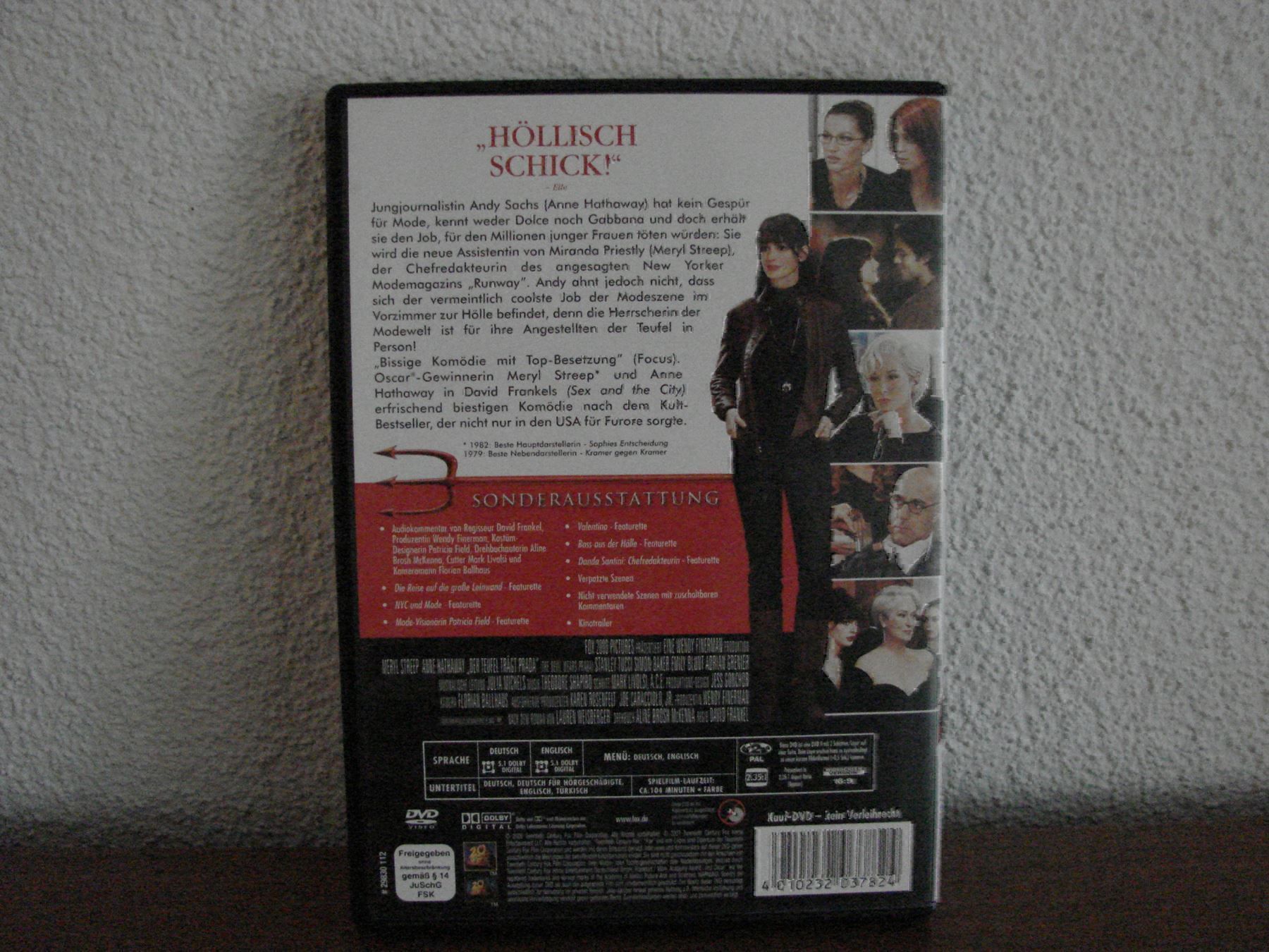 Tutti i DVDs: Der Teufel trägt Prada – Usato da Hochdorf venduto da Aguadulce 1